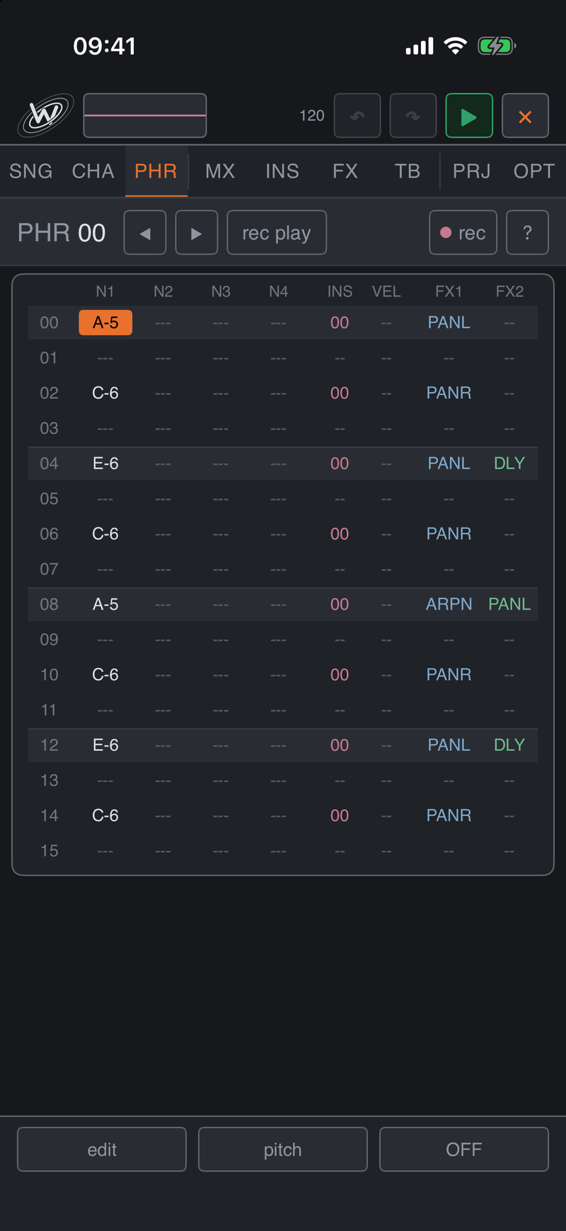 The WBTRK plug-in expanded to full screen inside a host